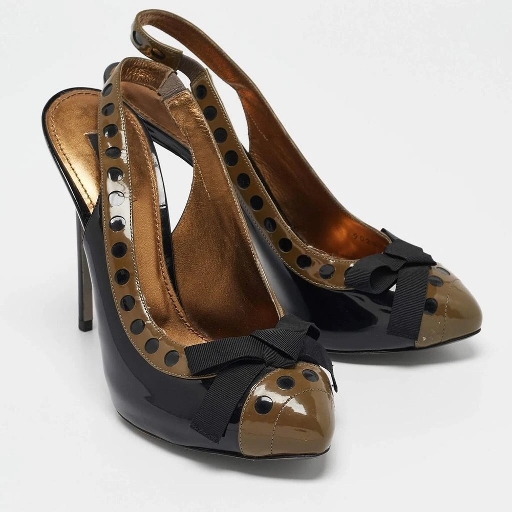 D&G  Bow Slingback Pumps